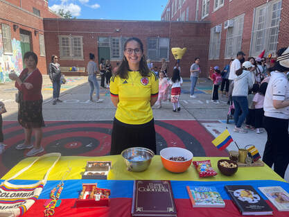 Celebrating and teaching the Colombian culture at P.S. 46Q