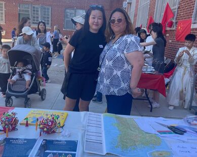 Learning about the Korean Culture at the P.S. 46Q Multicultural Fair